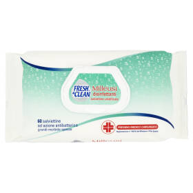 Fresh & Clean Milleusi disinfettanti salviettine umidificate 60 pz