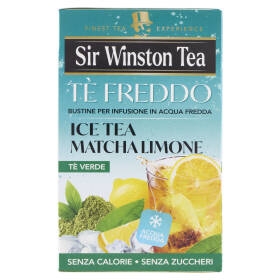 Sir Winston Tea Tè Freddo Ice Tea Matcha Limone 18 x 2,5 g