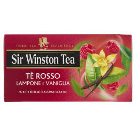 Sir Winston Tea Tè Rosso Lampone e Vaniglia 20 x 1,5 g