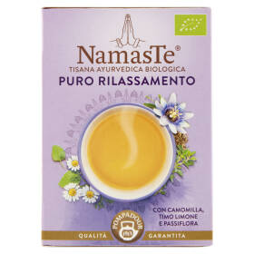 Pompadour NamasTe Tisana Ayurvedica Biologica Puro Rilassamento 15 x 1,8 g