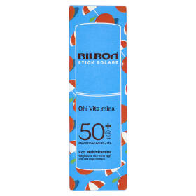 Bilboa Ohi Vita-mina Stick Solare 50+ Protezione Molto Alta con Multivitamina 10 ml