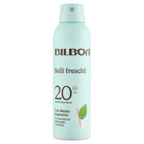 Bilboa Belli freschi! 20 Protezione Media con Menta Acquatica 150 ml