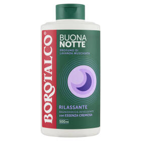 Borotalco Buonanotte Profumo di Lavanda Muschiata Rilassante Bagnodoccia Avvolgente 500 ml
