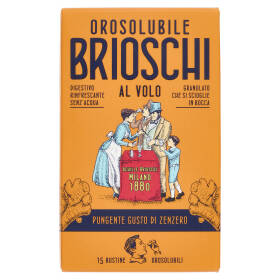 Brioschi Orosolubile al Volo Pungente Gusto di Zenzero 15 x 1 g