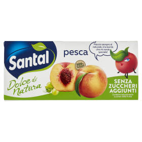 Santàl Dolce di Natura pesca Senza Zuccheri Aggiunti 3 x 200 ml