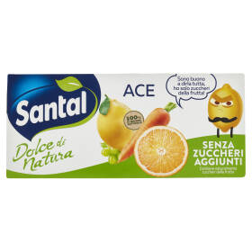 Santàl Dolce di Natura ACE Senza Zuccheri Aggiunti 3 x 200 ml