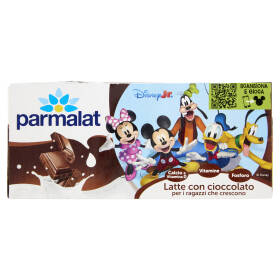 parmalat Latte con cioccolato per i ragazzi che crescono Disney Jr. 3 x 200 ml