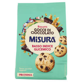 Misura Dolcesenza Biscotti Gocce di Cioccolato 200 g