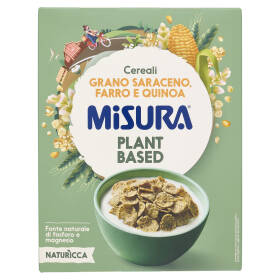 Misura Naturìcca Cereali Grano Saraceno, Farro e Quinoa Plant Based 350 g