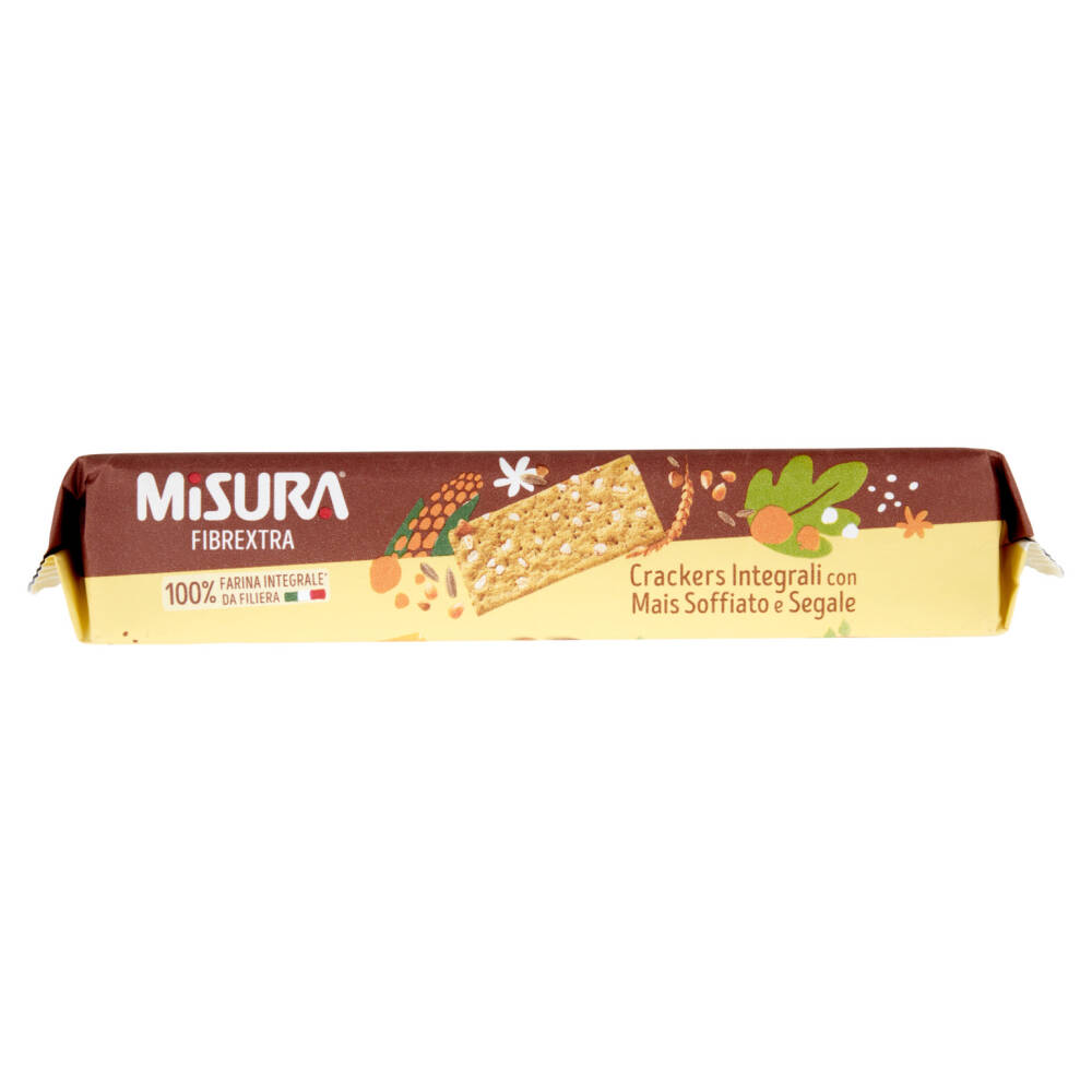 Misura Fibrextra Crackers Integrali con Mais Soffiato e Segale 360 g ...