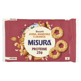 Misura Protein Biscotti Avena, Mandorle e Arancia 260 g