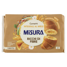 Misura Fibrextra 6 Cornetti Integrali al Miele 308 g