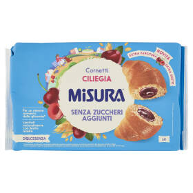 Misura Dolcesenza 6 Cornetti Ciliegia 298 g