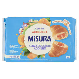 Misura Dolcesenza 6 Cornetti Albicocca 298 g