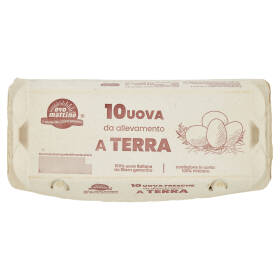 ovo mattino 10 Uova Fresche da allevamento a Terra 500 g