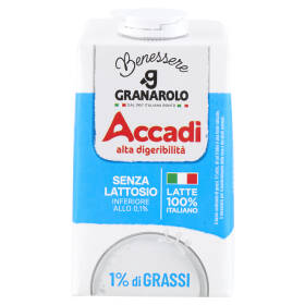 Granarolo Benessere Accadì Senza Lattosio 1% di Grassi 500 ml
