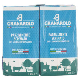 Granarolo Parzialmente Scremato UHT a Lunga Conservazione 4 x 1 litro