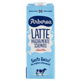 Arborea Latte Parzialmente Scremato UHT a Lunga Conservazione 1000 ml