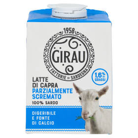 Girau Latte di Capra Parzialmente Scremato 500 ml