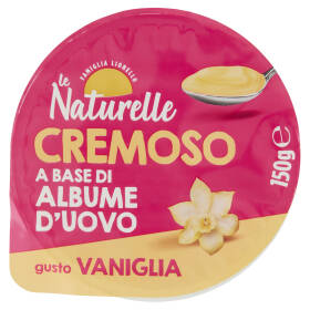 le Naturelle Cremoso a Base di Albume d'Uovo gusto Vaniglia 150 g