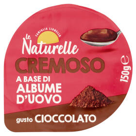 le Naturelle Cremoso a Base di Albume d'Uovo gusto Cioccolato 150 g