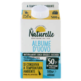 le Naturelle Albume d'Uovo a Temperatura Ambiente 500 g