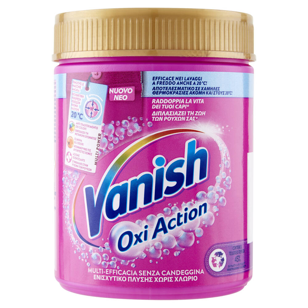 Vanish Oxi Action Polvere bianca Smacchiatore bucato 500g