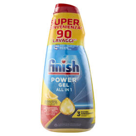 Finish Power Gel Lemon 3 x 30 lavaggi liquido lavastoviglie 3 x 600 ml