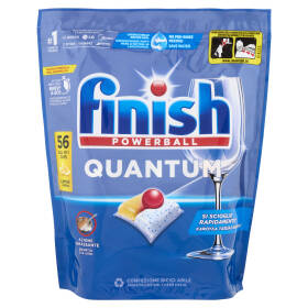 Finish Quantum Limone pastiglie lavastoviglie 56 lavaggi 582,4 g