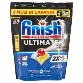 Finish Ultimate Limone pastiglie lavastoviglie 53 lavaggi 683,7 g