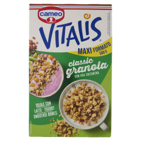 cameo Vitalis classic granola con Uva Sultanina 500 g