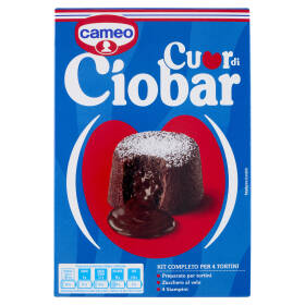 cameo Cuor di Ciobar Kit Completo per 4 Tortini 233 g