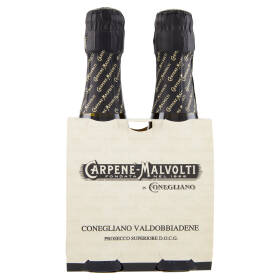 Carpenè-Malvolti Conegliano Valdobbiadene Prosecco Superiore D.O.C.G. Extra Dry 2 x 200 ml