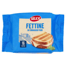 Selex Fettine di Formaggio Fuso 16 Fette 400 g
