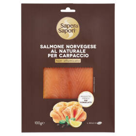 Selex Saper di Sapori Salmone Naturale Norvegese a Fetta Lunga 100 g