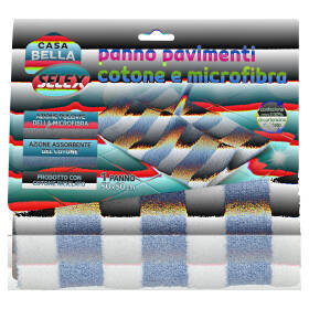 Selex Casa Bella Panno Pavimenti Cotone e Microfibra Cm 50X50