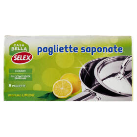 Selex Casa Bella Pagliette Saponate Profumo Limone 8 pezzi