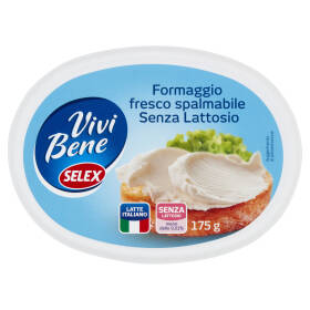 Selex Vivi Bene Formaggio Fresco Spalmabile Senza Lattosio 175 g