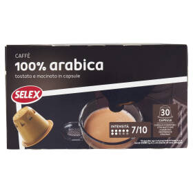 Selex Caffé in Capsule 100% Arabica Compatibili Nespresso 30 pezzi