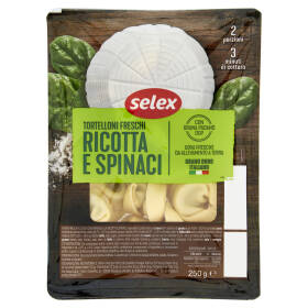 Selex Tortelloni alla Ricotta e Spinaci con Grana Padano 250 g
