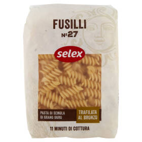 Selex Pasta di Semola Trafilata al Bronzo Fusilli 500 g