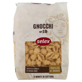 Selex Pasta di Semola Trafilata al Bronzo Gnocchi 500 g