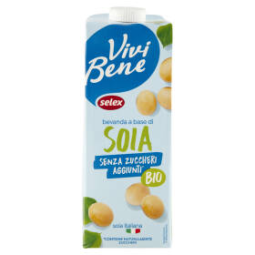 Selex Vivi Bene Bevanda a Base di Soia Biologica 1 L