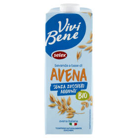 Selex Vivi Bene Bevanda a Base di Avena Biologica 1 L