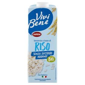 Selex Vivi Bene Bevanda a Base di Riso Biologica 1 L