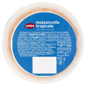 Selex Mazzancolle Tropicali Sgusciate in Salamoia 125 g