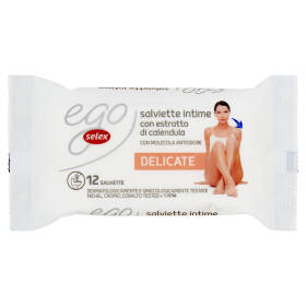 Selex Salviettine Igiene Intima 100% Cotone 20 pezzi