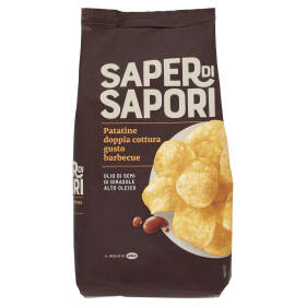 Selex Saper di Sapori Patatine Doppia Cottura Gusto Barbecue 130 g