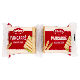 Selex Pane per Toast 6+6 Fette 200 g