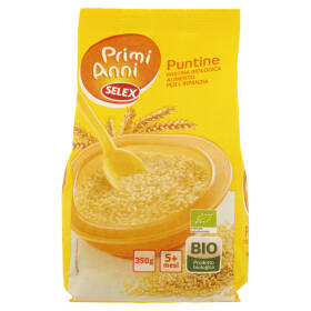 Selex Primi Anni Pastina per l'Infanzia Puntine Biologica 350 g